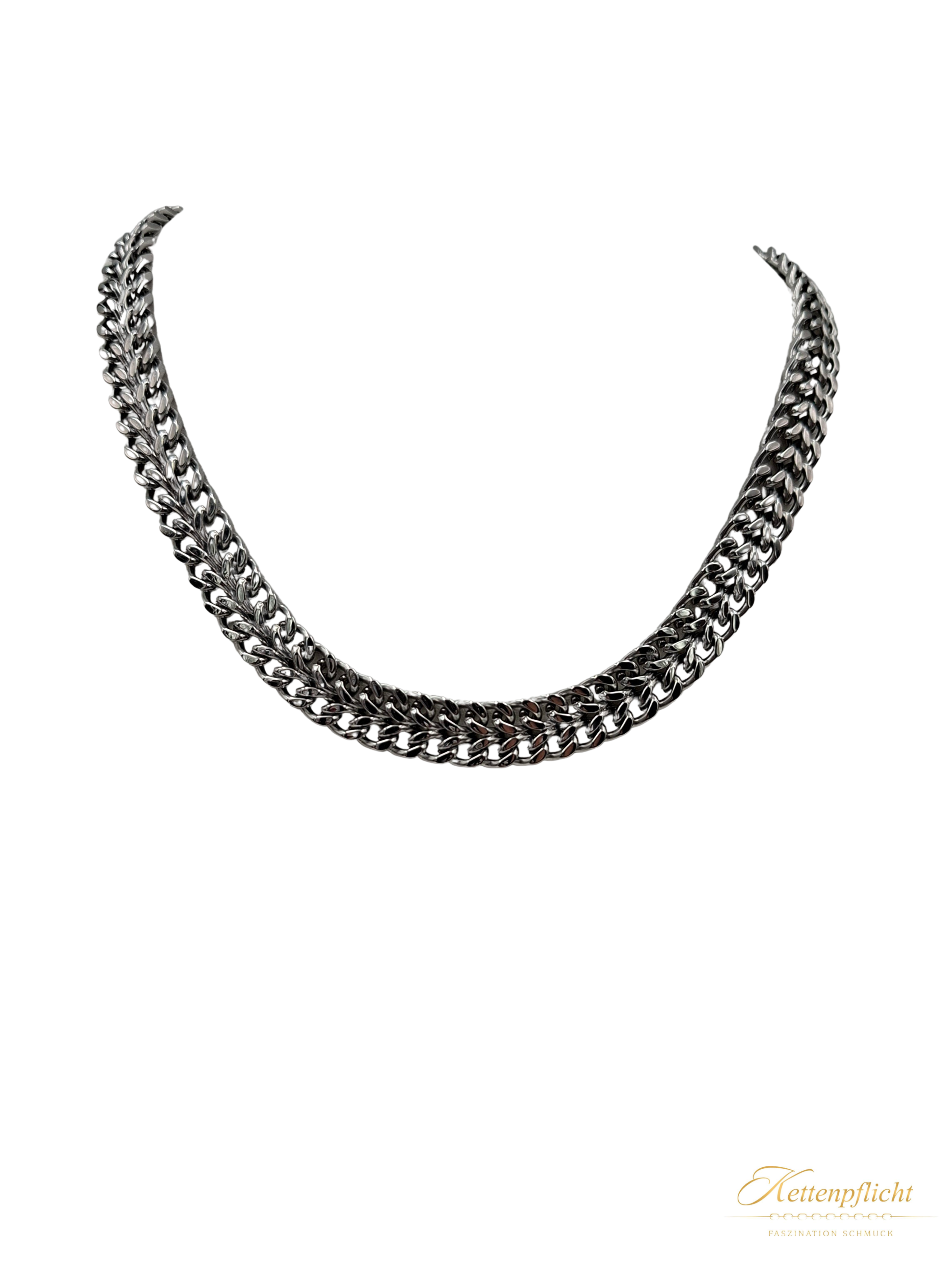 Damen PanzercollierSilber