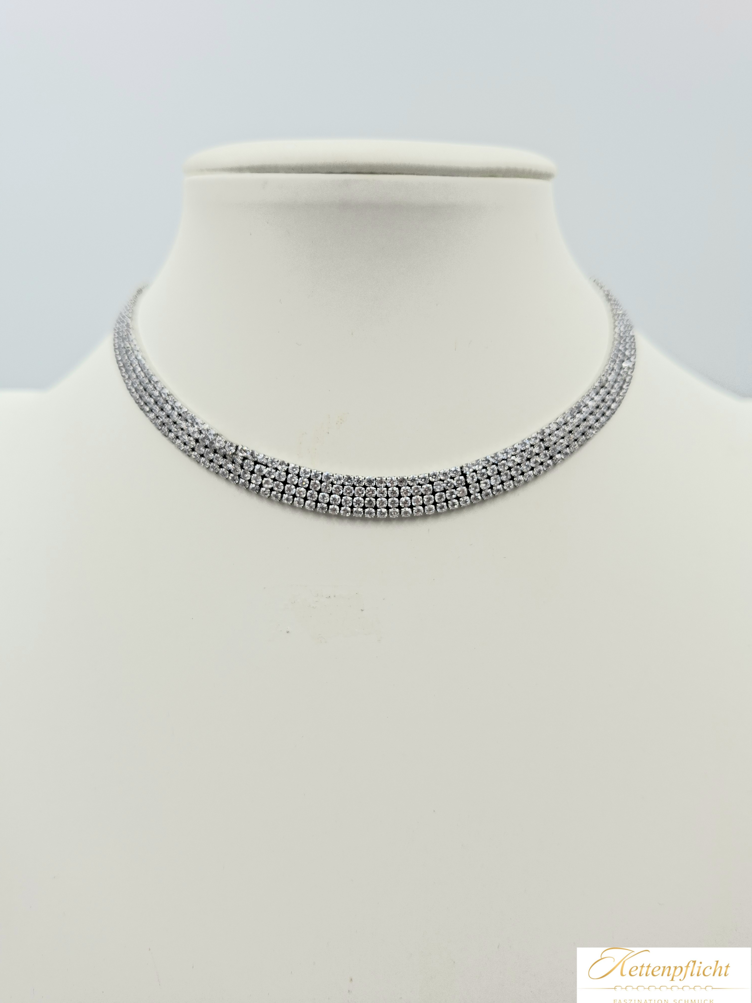 Kropfband Zirkonia